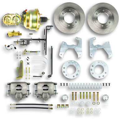 The Right Stuff 55-59 Chevrolet/GMC Truck w/6x5.5 Lug Pattern, Power Front Disc Brake Conversion Kit 6x5.5 Bolt Pattern