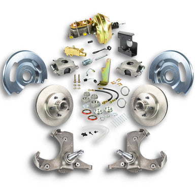 The Right Stuff 67-70 GM C10/C15 Truck/Suburban W/2WD, Power Front Disc Brake Conversion 5x5 Bolt Pattern - (TDC6725)