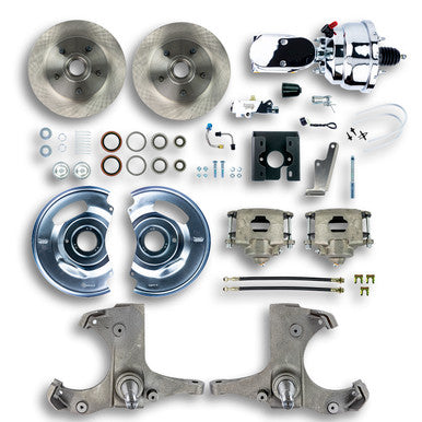 The Right Stuff 67-70 GM C10/C15 Truck/Suburban W/2WD, Pwr Front Disc Brake Kit, Chrome Upper 5x5 Bolt Pattern - (TDC672