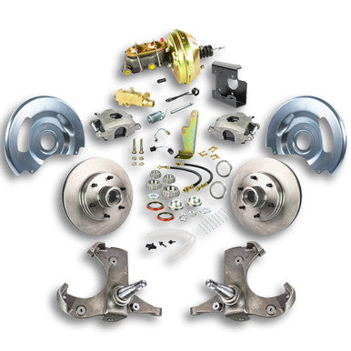 The Right Stuff 67-70 GM C10/C15 Truck/Suburban W/2WD, Power Front Disc Brake Conversion 6x5.5 Bolt Pattern - (TDC6726)