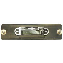 1955-59 Chevrolet Truck - AM/FM Stereo Radio with Auxilary Input & Bow Tie Logo (200W) - Chrome Face