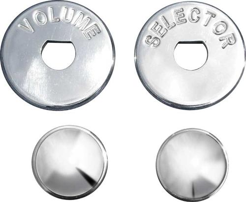 1955-56 Chevy Bel Air, 150, 210, Nomad; Billet Aluminum Radio Knob Set; 4 Piece Set