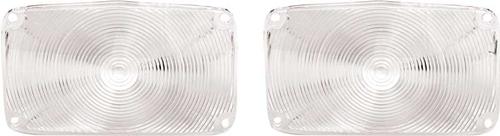 1956 Chevrolet Bel Air, 150, 210, Nomad; Park Lamp Lens; OE Style Clear; Pair