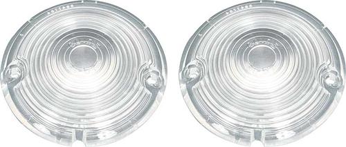 1957 Chevrolet Bel Air, 150, 210, Nomad; Park Lamp Lens; Clear; OE Style; Pair