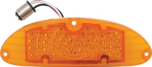 1955 Chevrolet LED Park Lamp Conversion With Amber LED'S And Amber Lens