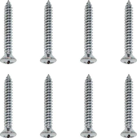 1957 Chevy Bel Air, 150, 210, Nomad; Headlamp Bezel Screw Set