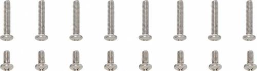1956 Chevy Bel Air, 150, 210, Nomad; Park Light, Tail Lamp, Back Up Lens Screw Set; 16 Piece Set