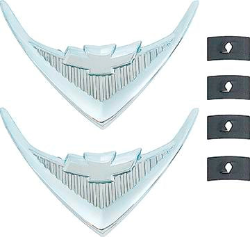 TF401106 - 1956 Chevrolet Nomad Under Tail Lamp V Emblems
