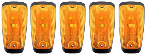 1973-2002 Chevy, GMC Pickup, Blazer, Jimmy, Suburban; Cab Roof Light Set; Amber; 5 Lamp Set