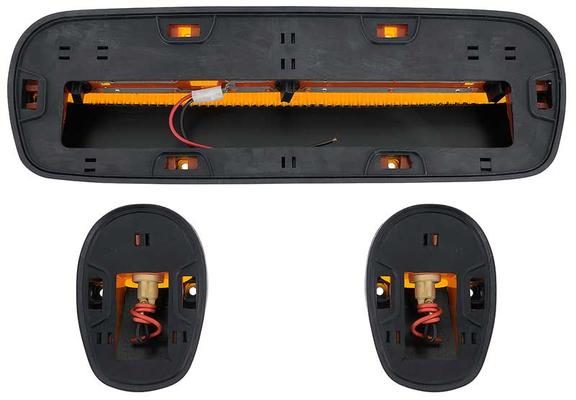 1973-91 Chevy, GMC Pickup, Blazer, Jimmy, Suburban; Cab Roof Light Set; Amber; 3 Lamp Set