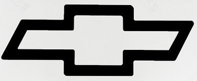 Trim Parts 1947-87 Chevy Bowtie Decal - Black - (TPG-9120)