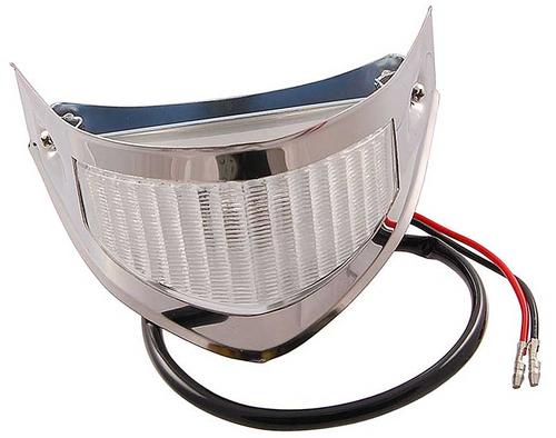 1953-54 Ford F100, F250, F350 Truck; Park Lamp Assembly; RH Or LH; Clear Lens; Stainless Steel Bezel