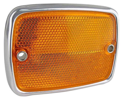 1973-75 Ford F-Series Truck/1967 Bronco; Rear Bedside Reflector; Type 4; Amber