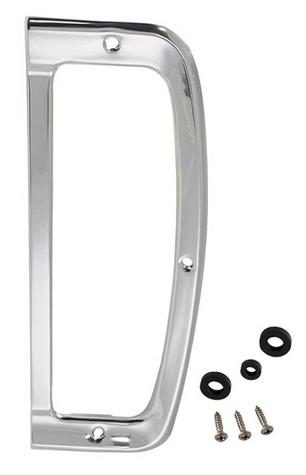 1967-72 Ford F-Series StyleSide Truck; Tail Lamp Bezel; RH; 3-Hole Mount