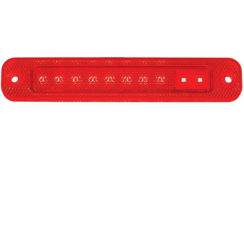 1973-79 Ford F-Series Truck/1978-79 Bronco; 10-LED Side Marker Lamp; Front; LH Or RH; Red