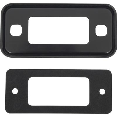 1970-77 Ford Bronco/1970-72 Econoline; Side Marker Lamp Bezel & Pad; Black