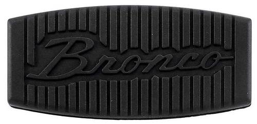 1966-89 Bronco; Automatic Transmission; Brake Pedal Pad; "Bronco" Script Logo