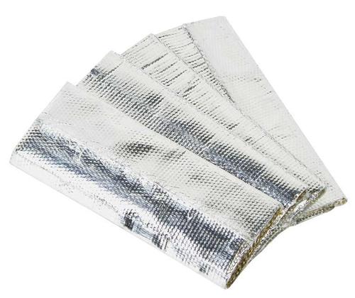 4 Piece 6" x 1-1/2" Spark Plug Wire Heat Shield Set