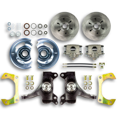The Right Stuff 63-70 GM Truck/Suburban, 2WD, 2" Drop, "At The Wheel" Disc Brake Conversion - (TWK6316D)