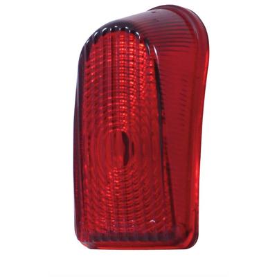1949-50 Chevrolet Passenger Car; Glass Tail Light Lens; Red