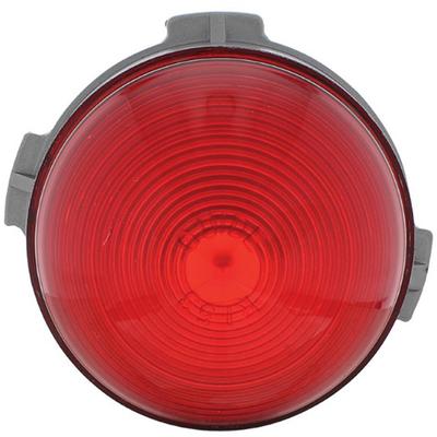 1953 Chevrolet Passenger Car; Glass Tail Light Lens; Red; Center