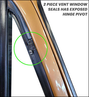 1981-1985 Chevrolet C30 Vent Glass Seal Kit
