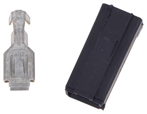1-Way Female Connector; 56 series .25, with terminal; Each