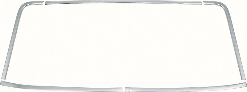 WM183 - 1967-69 Camaro, Firebird; Rear Window Molding Set; Coupe; Polished Stainless; 5 Piece Set