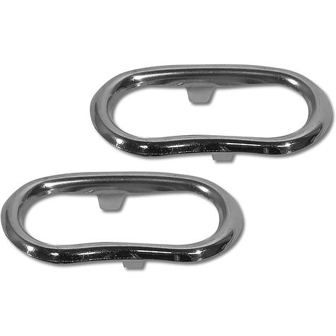 1958-61 Chevrolet Corvette; Door Opening Bezels