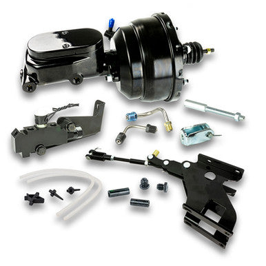 The Right Stuff 67-72 Chevrolet, GMC Black Brake Booster and Master, High Rise Bracket Disc/Disc - (B86715672)