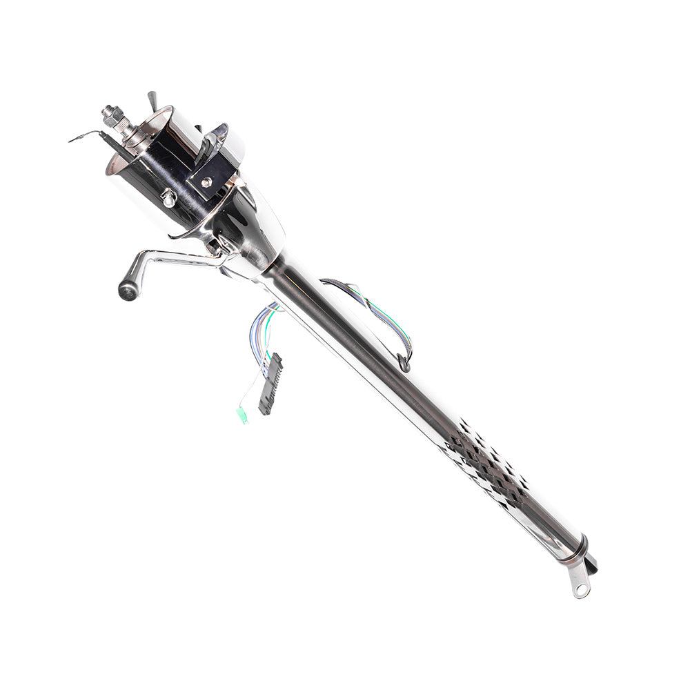 1955-56 Chevy Column Shift Collapsible Tilt Column with NSS - Polished Finish