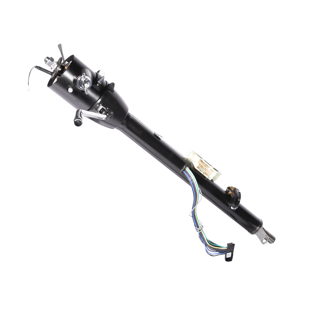 32" Column Shift Key Column with 3/4"-36 Shaft - Black Powdercoat
