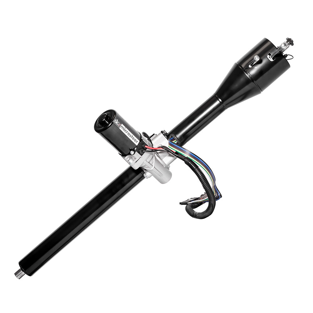 1967-1970 MUSTANG MICROSTEER COLUMN - BLACK POWDERCOAT