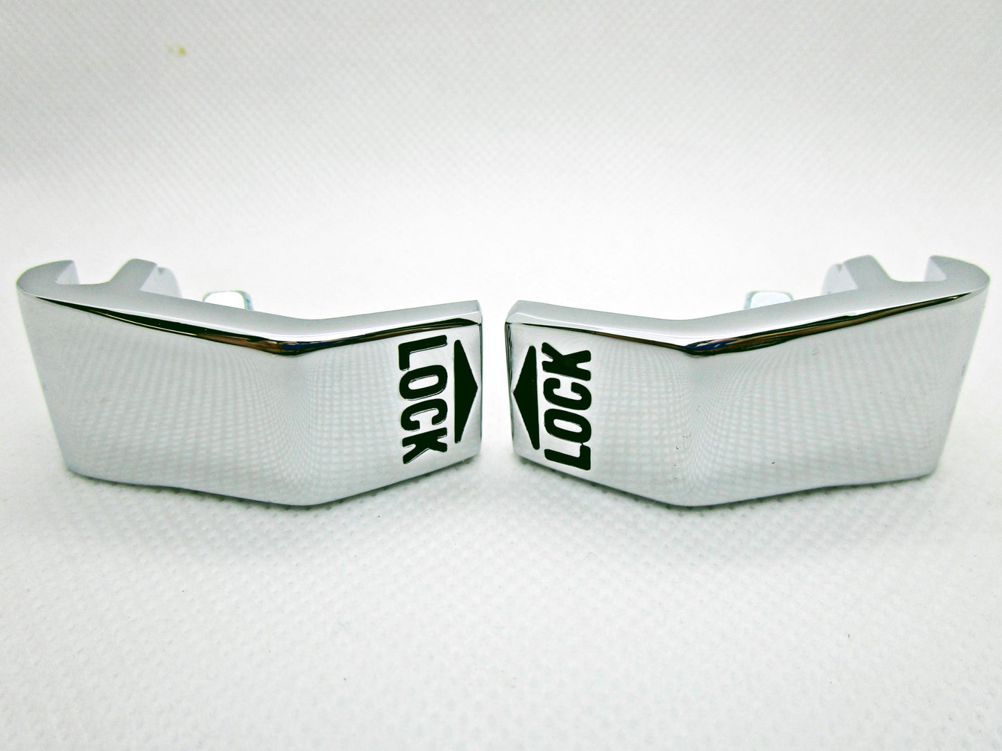 1970-1974 DODGE CHALLENGER PLYMOUTH CUDA CHROME INTERIOR DOOR LOCK LEVER SET