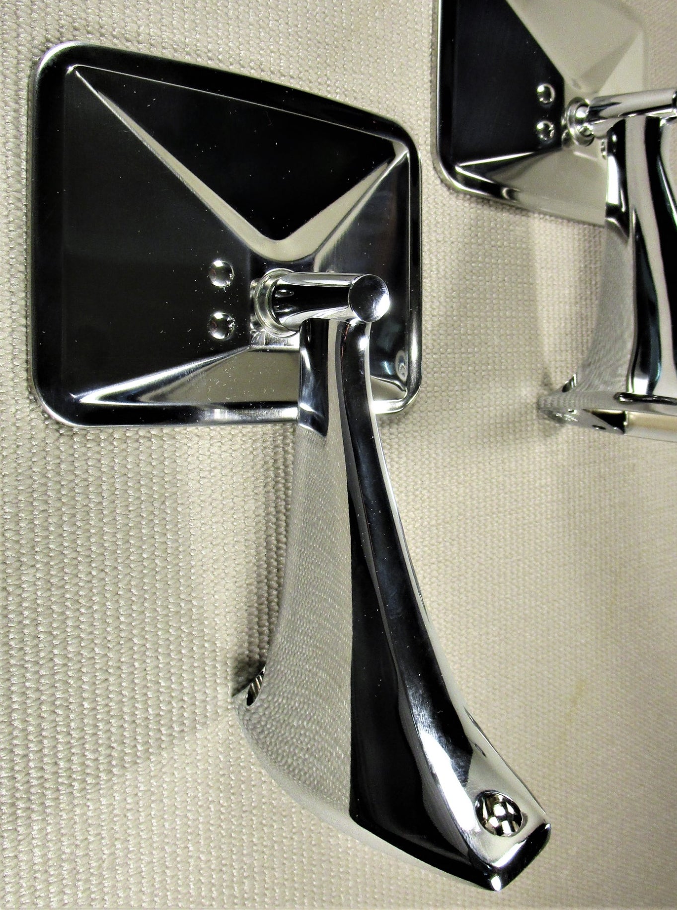 1970 1971 1972 CHEVROLET GMC PICKUP TRUCK HI-SHINE CHROME OUTER MIRROR SET