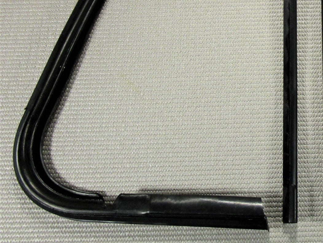 1961 - 1966 FORD PICK-UP F-SERIES DOOR VENT WINDOW BLACK RUBBER SEAL SET NEW