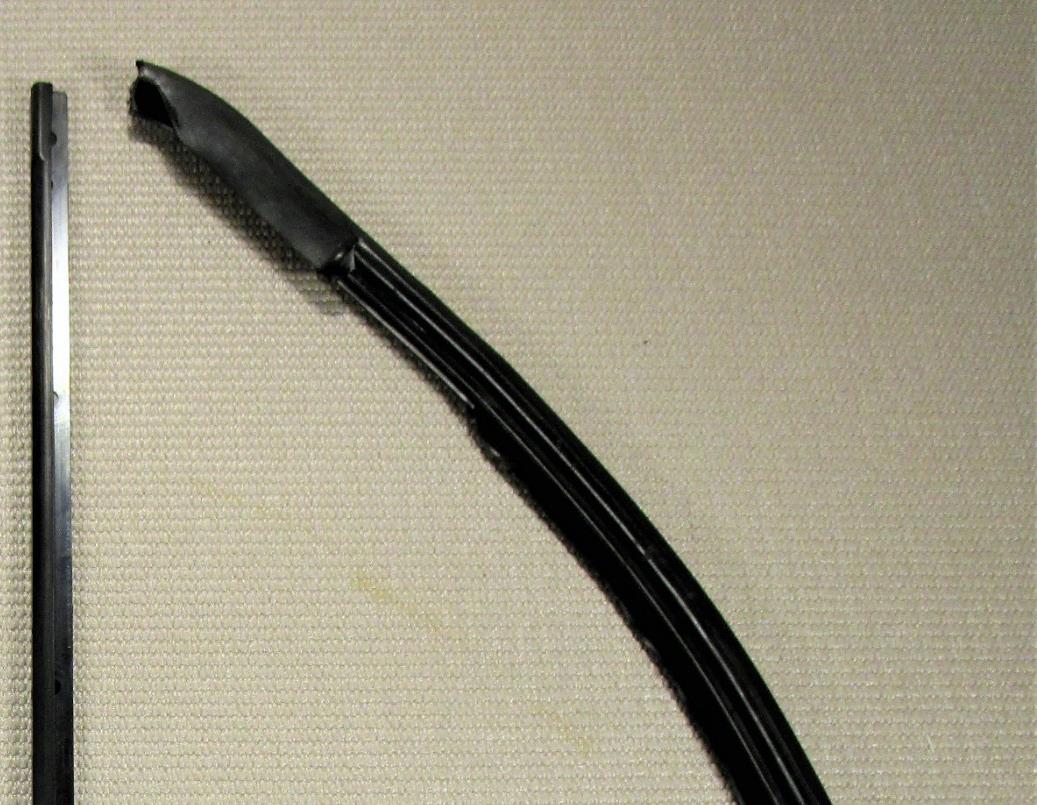 1961 - 1966 FORD PICK-UP F-SERIES DOOR VENT WINDOW BLACK RUBBER SEAL SET NEW