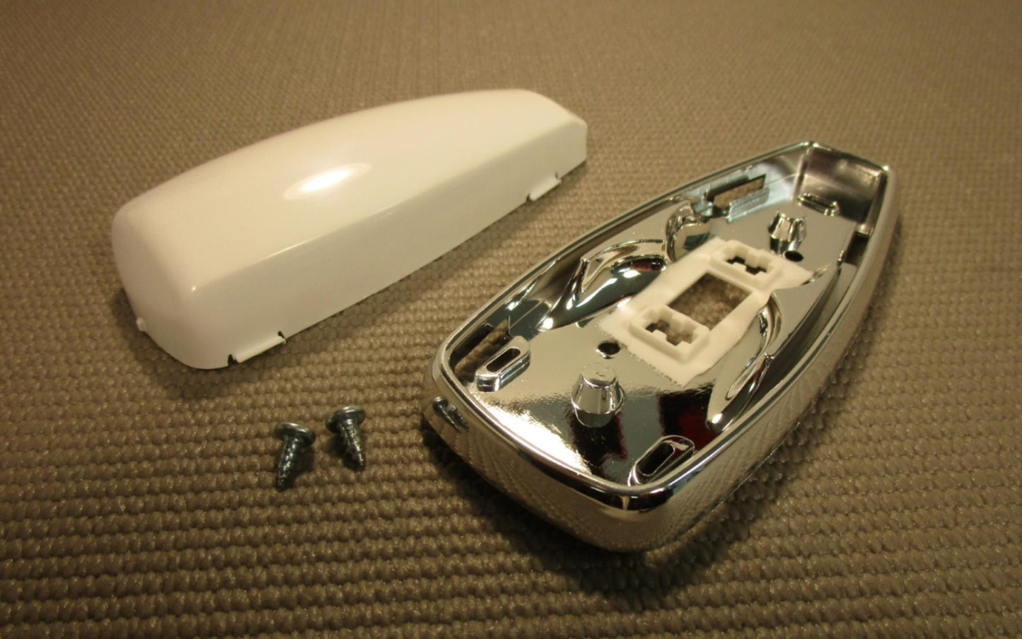 1962-1970 CHEVROLET NOVA INTERIOR TEAR DROP DOME LAMP BASE & LENS SET
