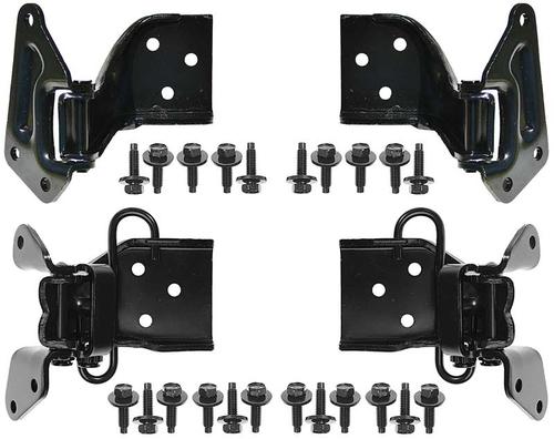 1967-68 Mustang, Cougar; Upper and Lower Door Hinge Kit; with Hardware