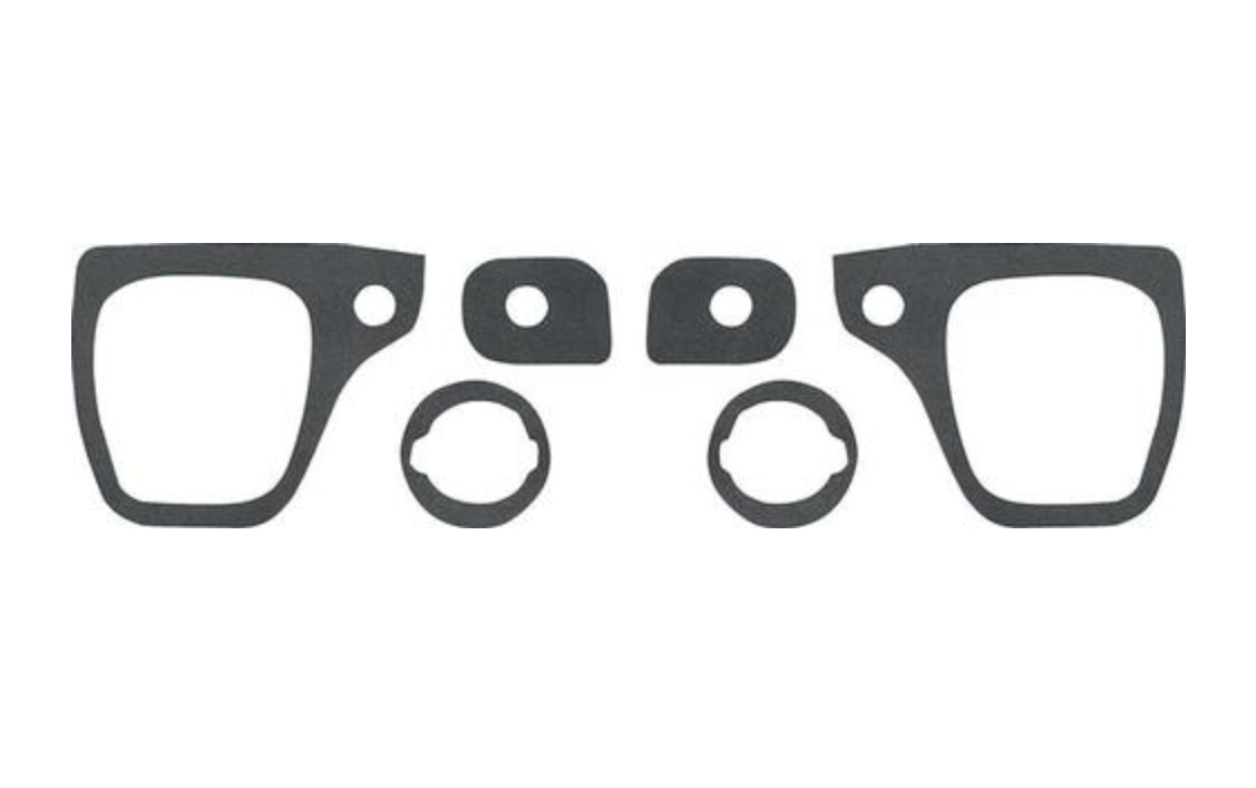 1973-91 GMC Chevrolet Truck Door Handle/Lock Gasket Set; 6 Piece Set