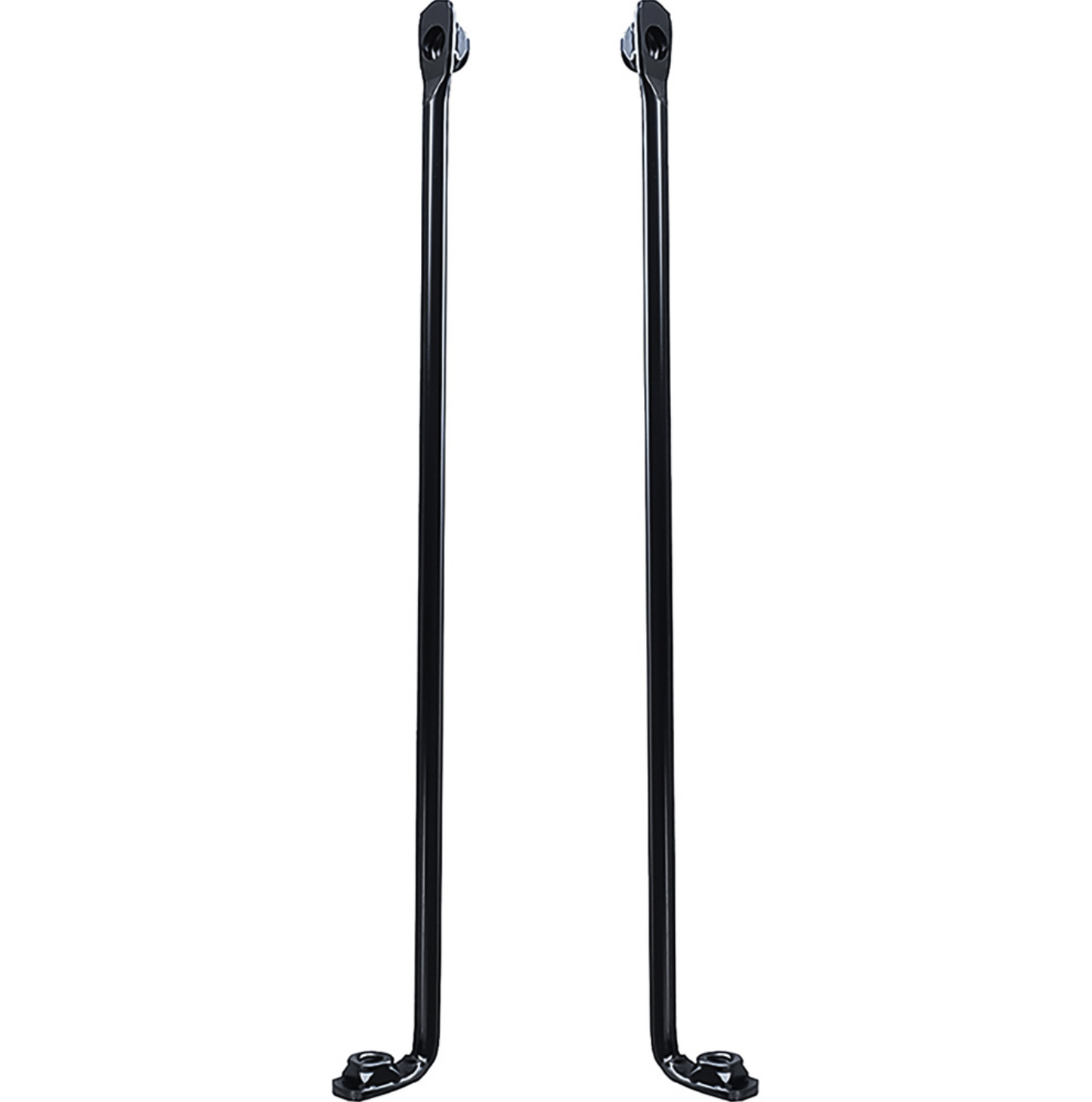 1973-87 Chevrolet; GMC; Fleetside Truck; Bedside Brace Set; Black EDP Coated