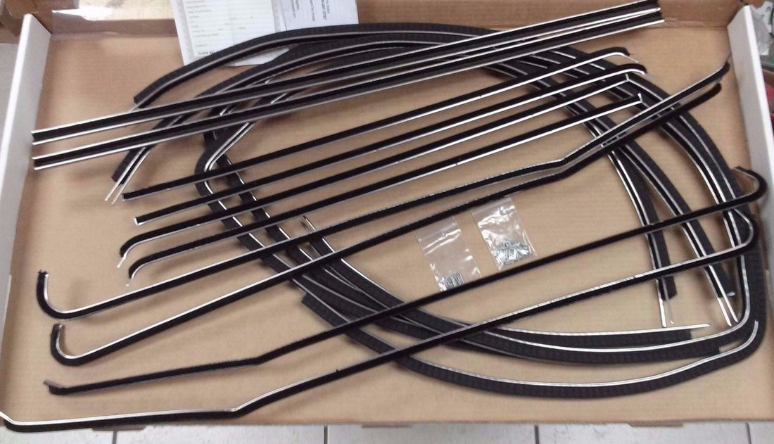 1955-57 Chevy Door Window Felt Kits: Bel Air, 150/210, Sedan or Hardtop — What Actually Fits