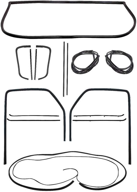 1955-1959 Chevrolet GMC Task Force truck 2-door cab weatherstrip kit
