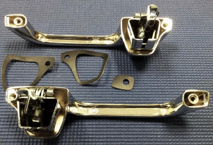 1973 - 1991 CHEVROLET GMC PICK-UP TRUCK EXTERIOR HI-SHINE CHROME DOOR HANDLE SET