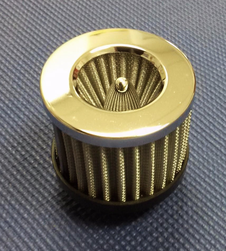 CHEVROLET FORD DODGE VALVE COVER CHROME MAX FLOW PUSH IN BREATHER FOR ENGINE