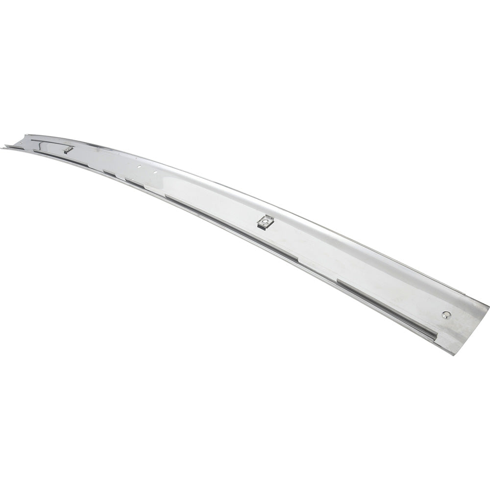 03606A - 1964-67 Mustang; Convertible Inner Header Molding; Stainless Steel
