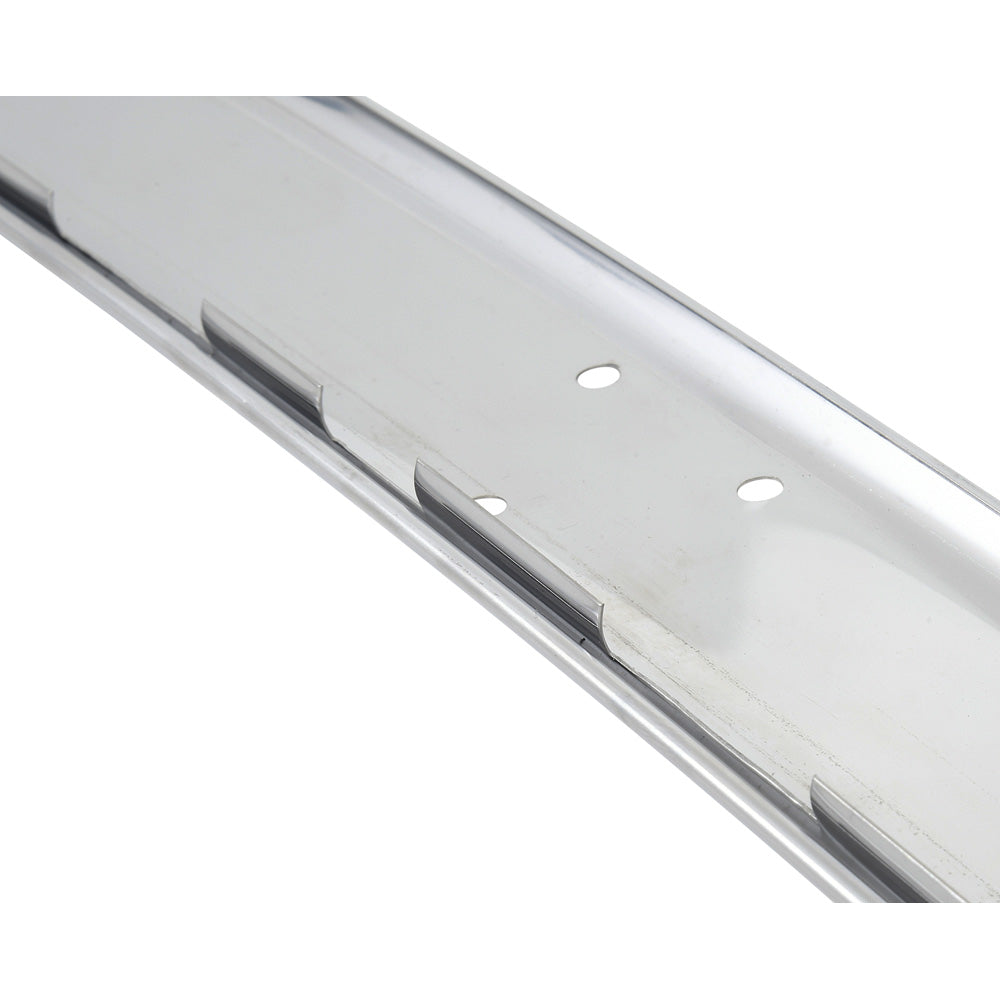 03606A - 1964-67 Mustang; Convertible Inner Header Molding; Stainless Steel