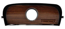 1969-70 Mustang; Dash Panel Bezel; Deluxe Walnut Woodgrain; for Optional Clock