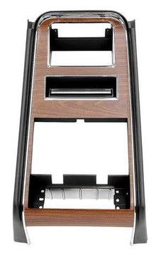 1971-73 Ford Mustang; Canter Dash Panel Bezel; Woodgrain; without Gauges