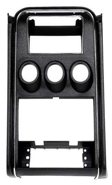 1971-73 Ford Mustang; Center Dash Panel Bezel; Black; with Gauges